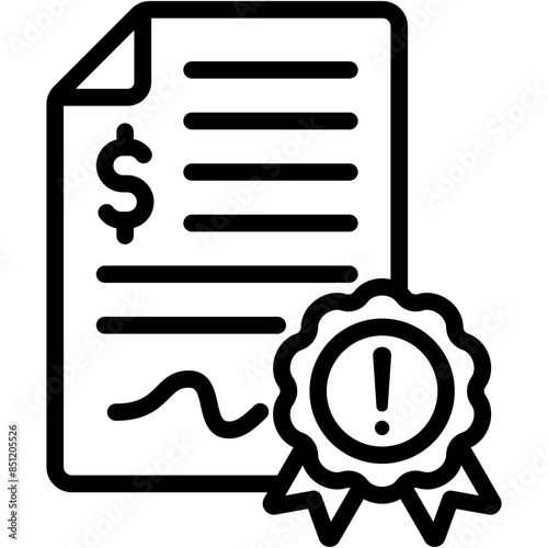 Bankruptcy Declaration Icon