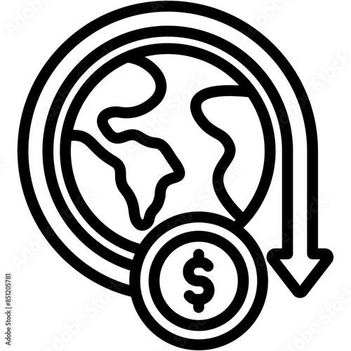 Economic Failure Icon