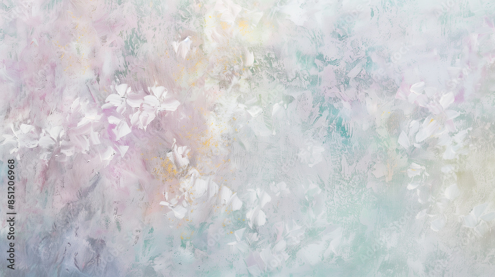 Rustic Textured Wall with Spring Blossoms Color Washing Technique. Aged effect. Palette of lilac, baby pink, yellow, pale green and blue, with subtle variations in hue and tonality. High-resolution. Rustic Textured Wall with Spring Blossoms Color Washing Technique. Aged effect. Palette of lilac, baby pink, yellow, pale green and blue, with subtle variations in hue and tonality. High-resolution.
