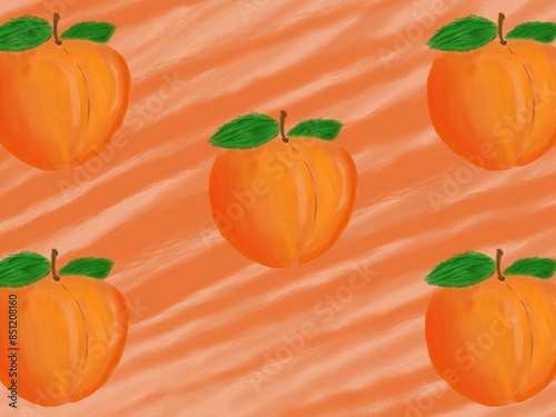Background with peach