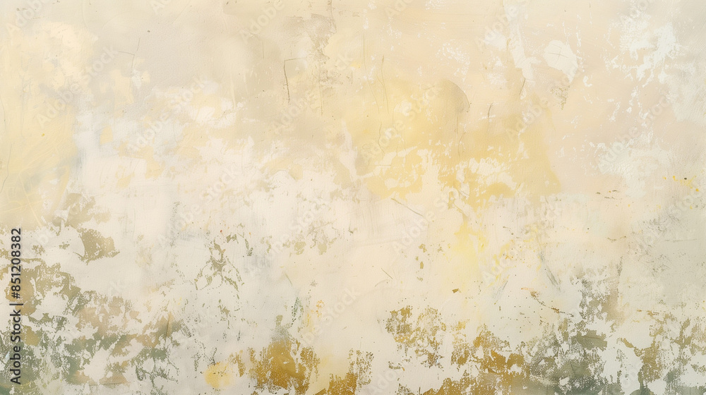 Rustic Textured Wall with Spring Blossoms Color Washing Technique. Aged effect. Palette of light yellow with subtle variations in hue and tonality. High-resolution. Soft, layered finish. Rustic Textured Wall with Spring Blossoms Color Washing Technique. Aged effect. Palette of light yellow with subtle variations in hue and tonality. High-resolution. Soft, layered finish.