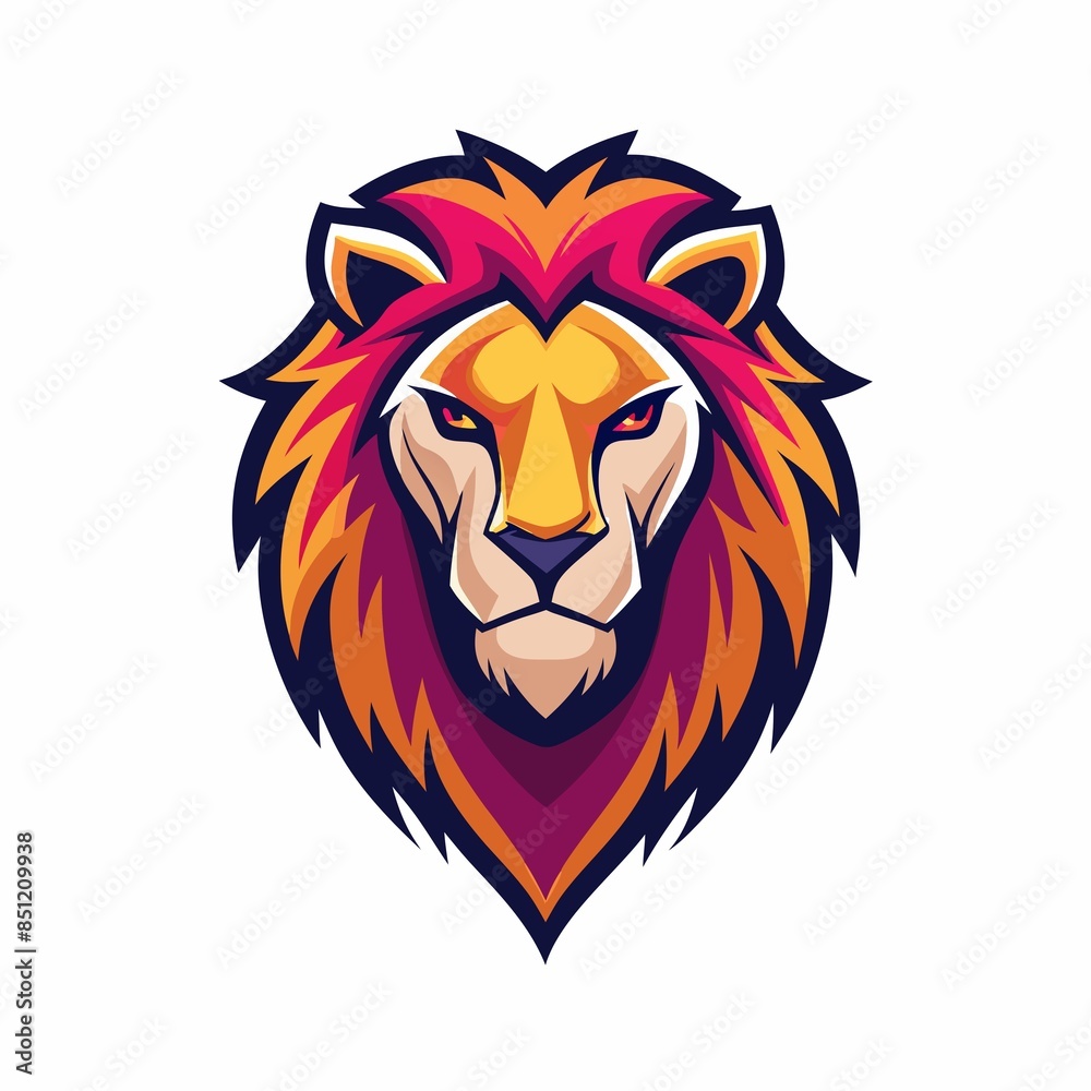 Obraz premium lion head mascot