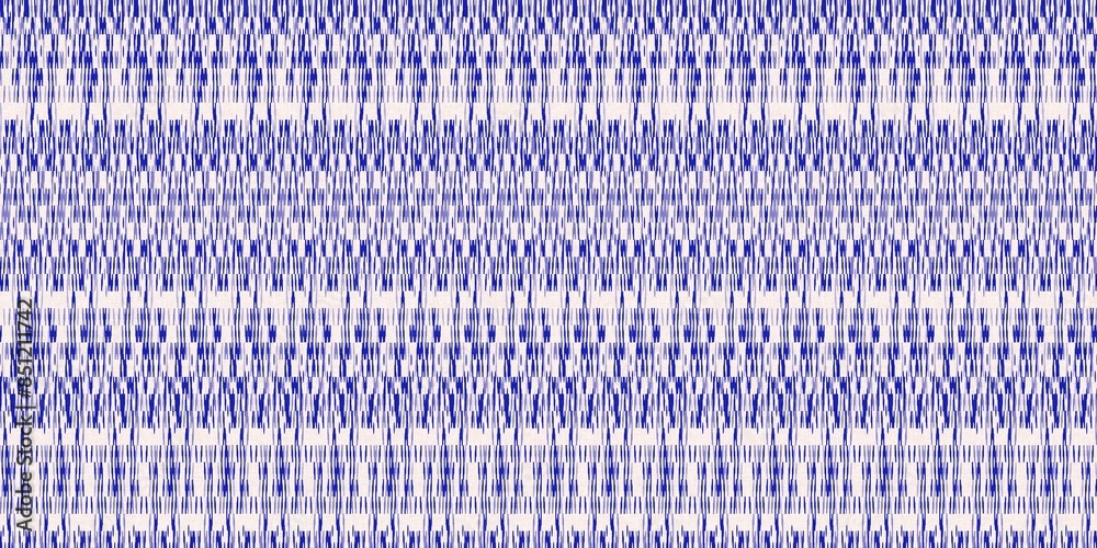 Masculine ikat stripe irregular linear shirting border. Modern menswear broken line effect fashion edging print. Masculine ikat stripe irregular linear shirting border. Modern menswear broken line effect fashion edging print.