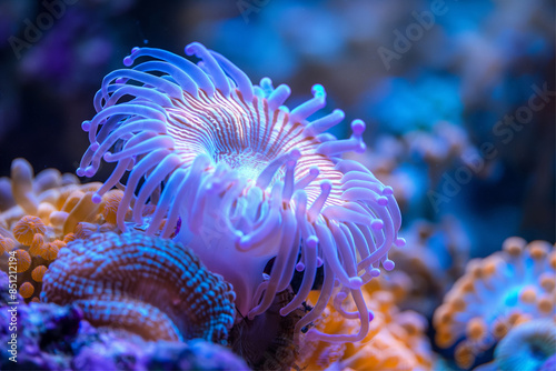 Explore the incredible underwater world. Discover the stunning beauty of coral reefs and the amazing marine life that inhabit them. © Work 19 Studio