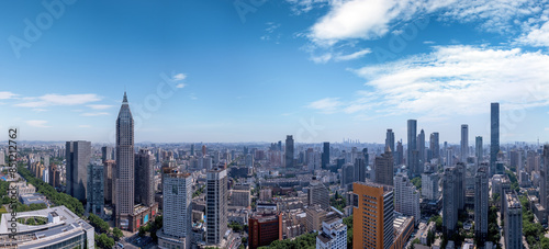 Panoramic View of New York City Skyline