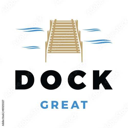 Dock Icon Logo Design Template