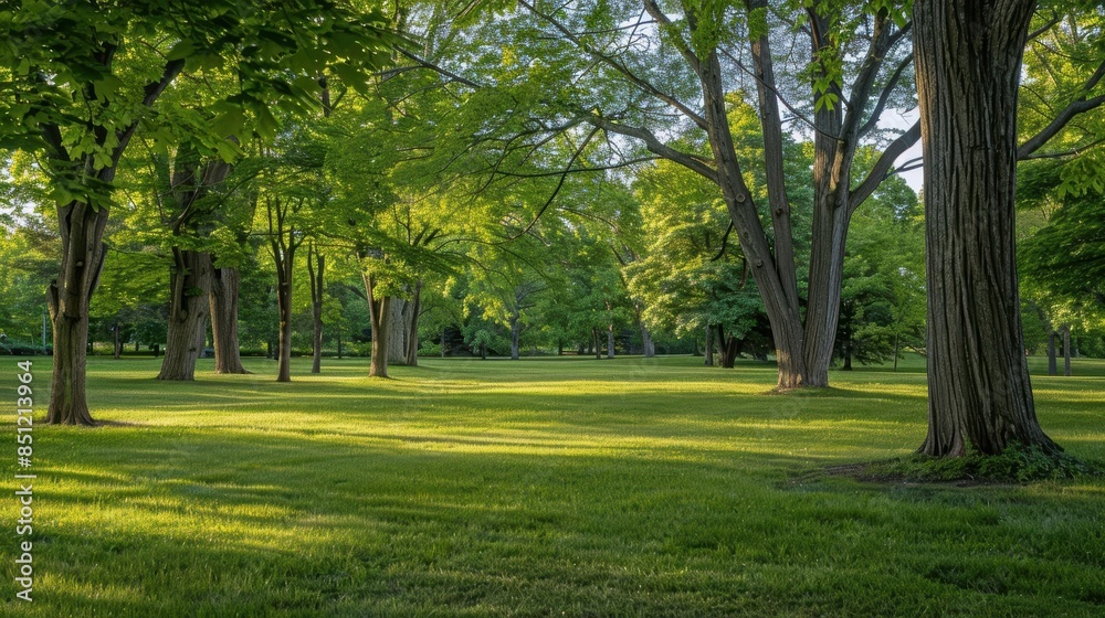 Arboretum Wide view of the arboretum with mature trees, soft green and blue Arboretum Wide view of the arboretum with mature trees, soft green and blue