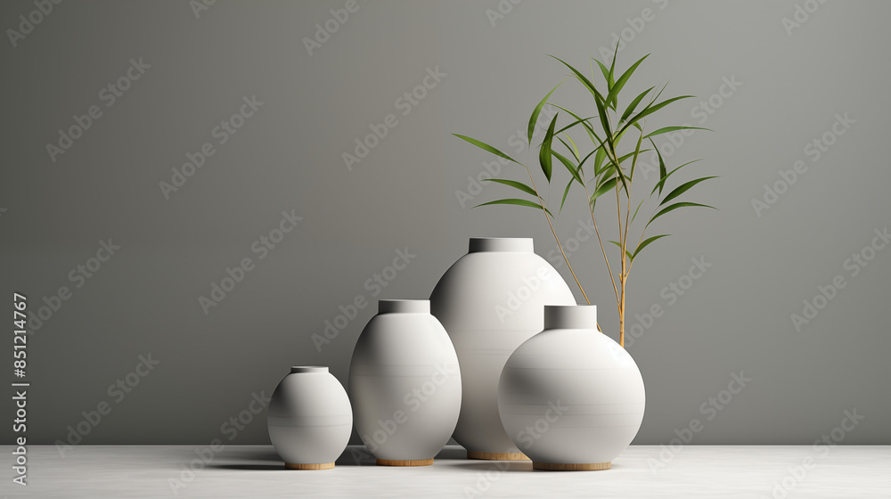 White vase with egg decoration on table White vase with egg decoration on table