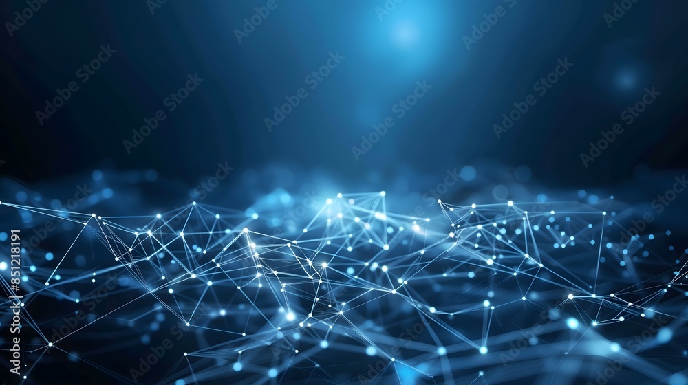 Interconnected Digital Network Concept Interconnected Digital Network Concept