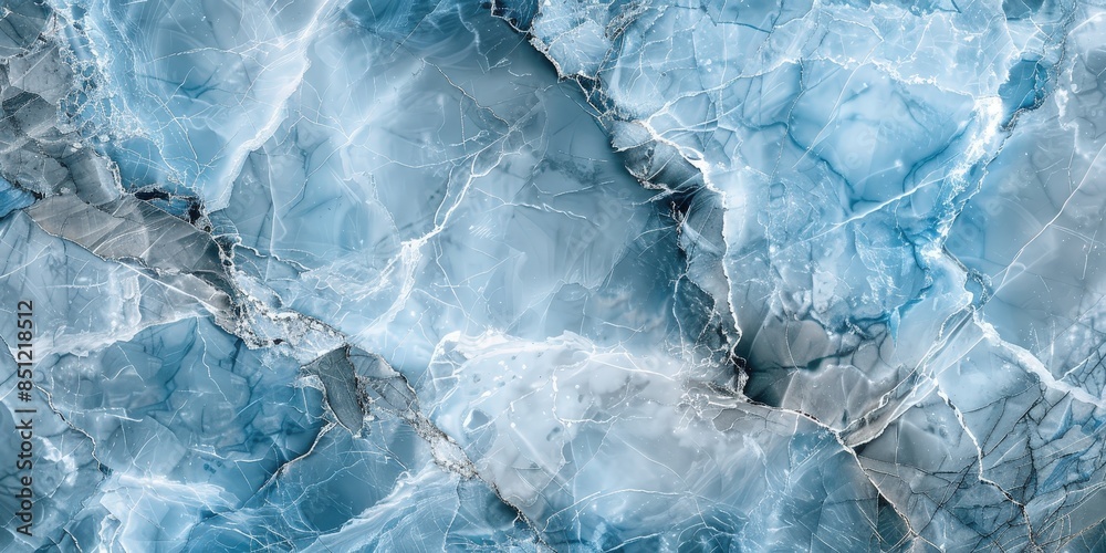 Obraz premium Abstract Blue Marble Texture