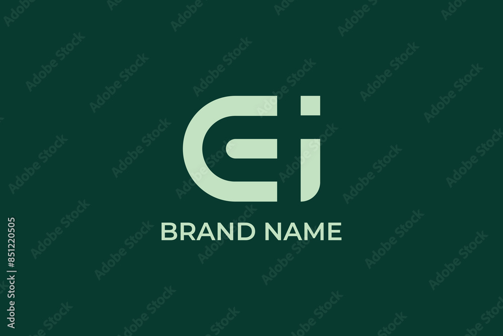 letter Ci iconic minimal elegant logo, letter Ci security logo, letter Ci finance business logo letter Ci iconic minimal elegant logo, letter Ci security logo, letter Ci finance business logo