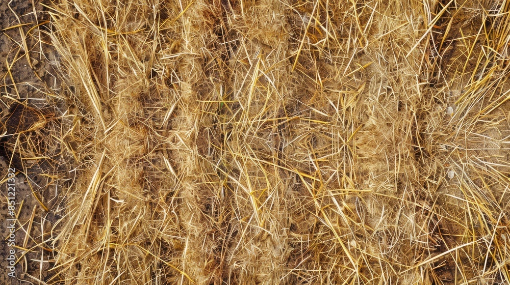 Dry background design with hay and straw texture Dry background design with hay and straw texture