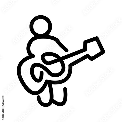 serenade guitar continous line