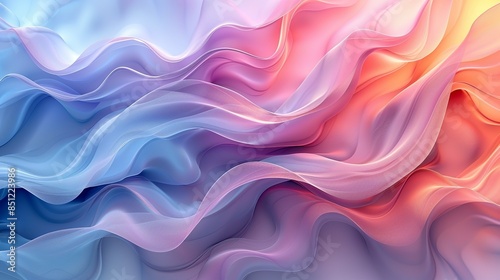 Wallpaper Mural Gentle abstract background with pastel tones of pink, blue, and lavender blending in a gradient, creating a dreamy and calming visual effect ideal for peaceful themes. Abstract Backgrounds Torontodigital.ca