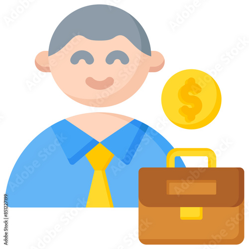 Stock Broker Icon