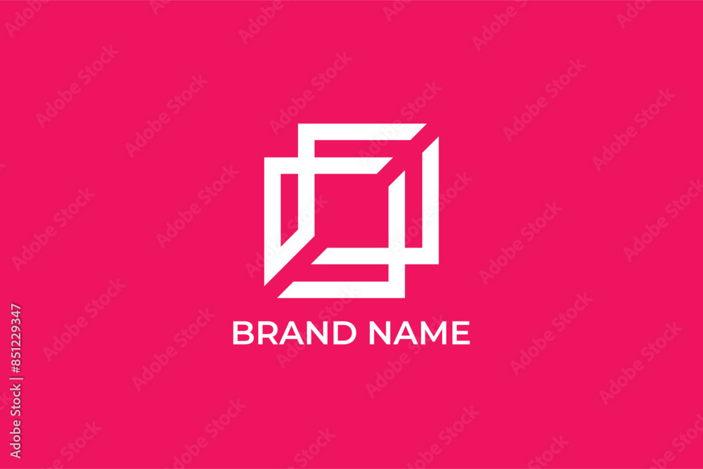 letter CC hexagon logo, letter CC 3d square box iconic logo, letter C arrow icon direction logo