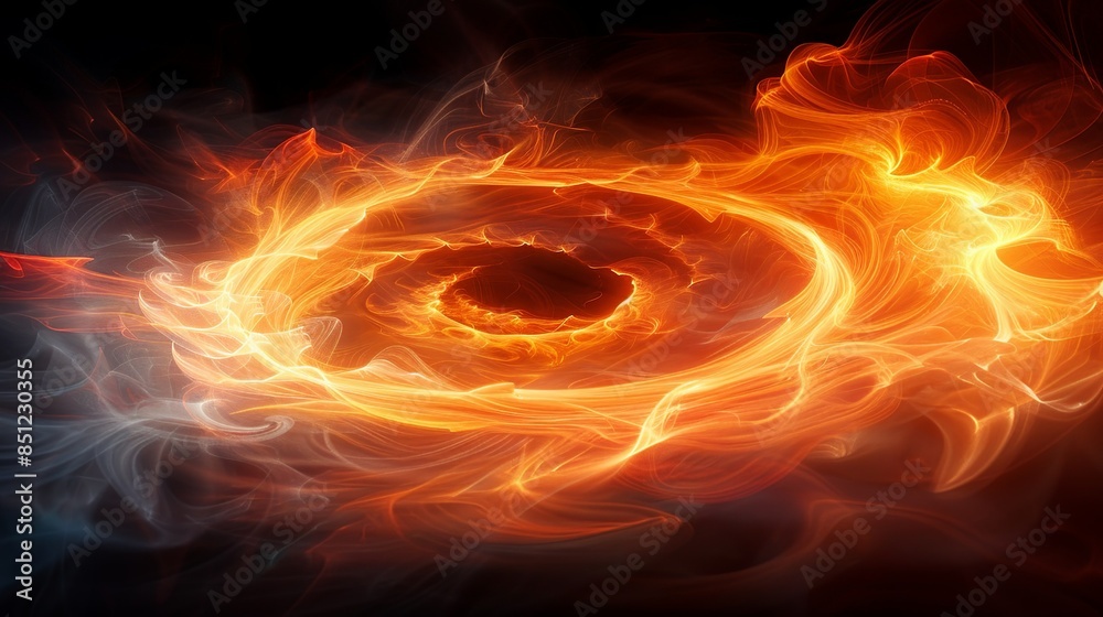 Dynamic swirls of burnt orange and peach fuzz against a dark background, creating a sense of movement and energy, suitable for dynamic illustrations or futuristic designs. Abstract Backgrounds Dynamic swirls of burnt orange and peach fuzz against a dark background, creating a sense of movement and energy, suitable for dynamic illustrations or futuristic designs. Abstract Backgrounds