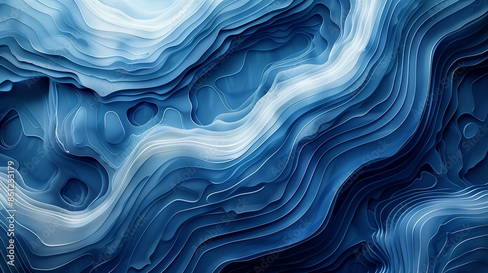 Captivating Minimalist and Surreal Aerial View Illustration of Blue and Fluorescent Spoondrift with Smooth Curves, Ethereal Lighting, and High-Quality Detail Captivating Minimalist and Surreal Aerial View Illustration of Blue and Fluorescent Spoondrift with Smooth Curves, Ethereal Lighting, and High-Quality Detail