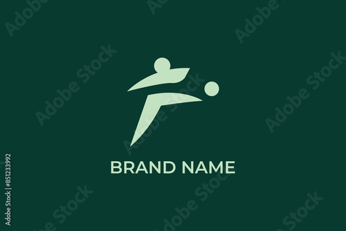 human running wellness health care logo, human running service logo, athletics logo, running club logo, running man logo, marathon logo, shoe print, go sport fitness symbol, Human running vector