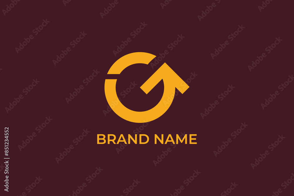 Simple G logo and arrow design combination, growth arrow letter g logo design, Abstract G arrow vector logo Simple G logo and arrow design combination, growth arrow letter g logo design, Abstract G arrow vector logo