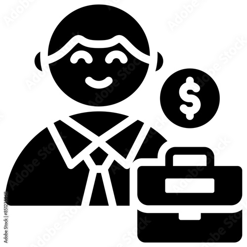 Stock Broker Icon