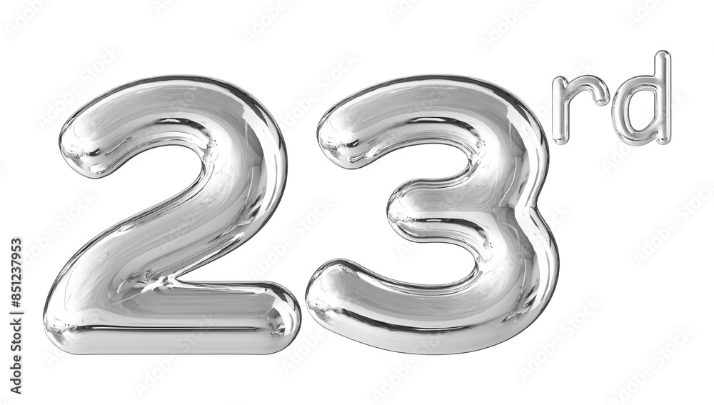 Anniversary Silver Number 23 Anniversary Silver Number 23
