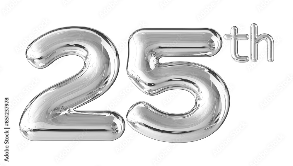 Anniversary Silver Number 25 Anniversary Silver Number 25