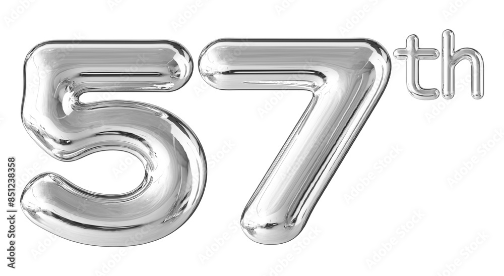 Anniversary Silver Number 57 Anniversary Silver Number 57