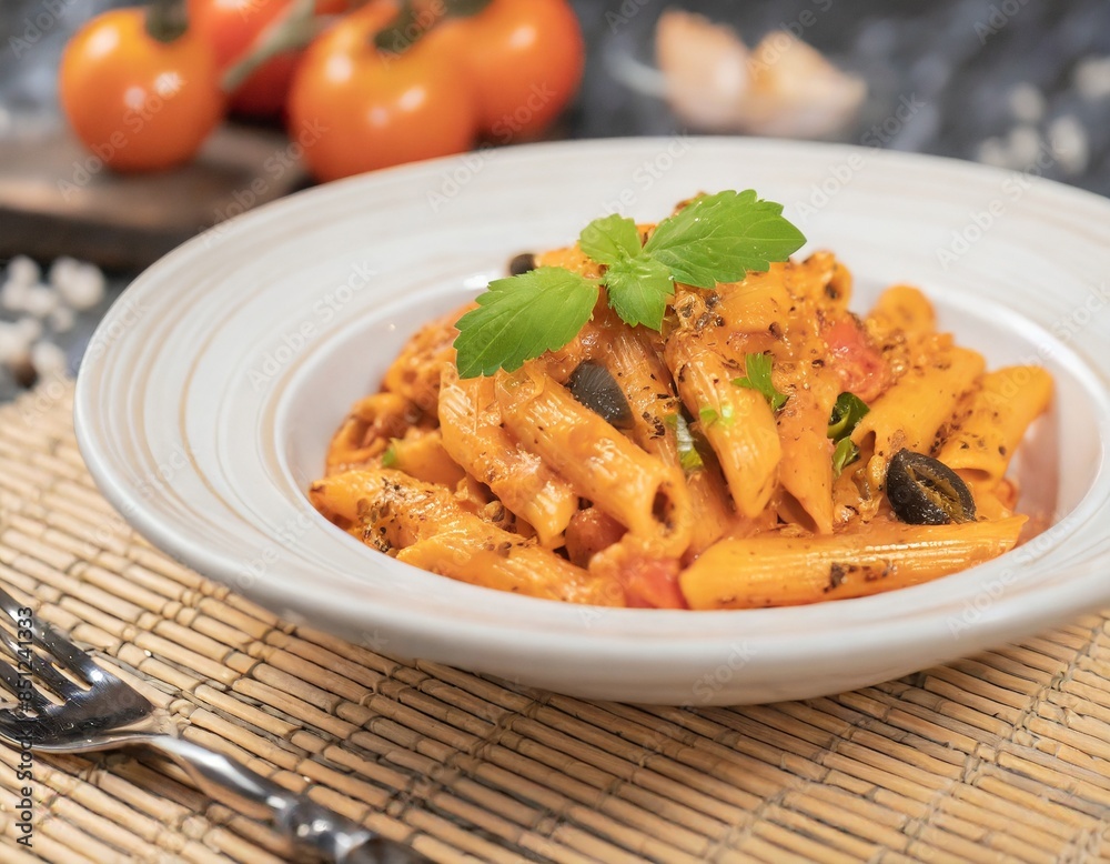 Fresh Penne pasta Fresh Penne pasta