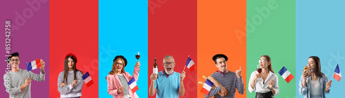 Collage of different French...