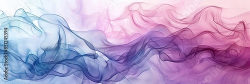 Abstract Flowing Colors - Purple and Blue