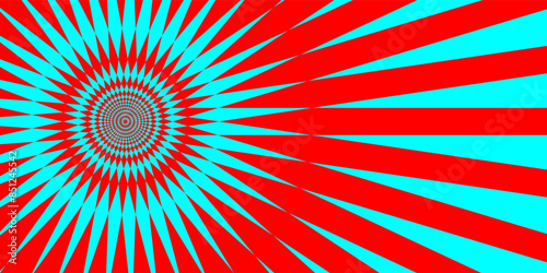 abstract background sunlight radiates red