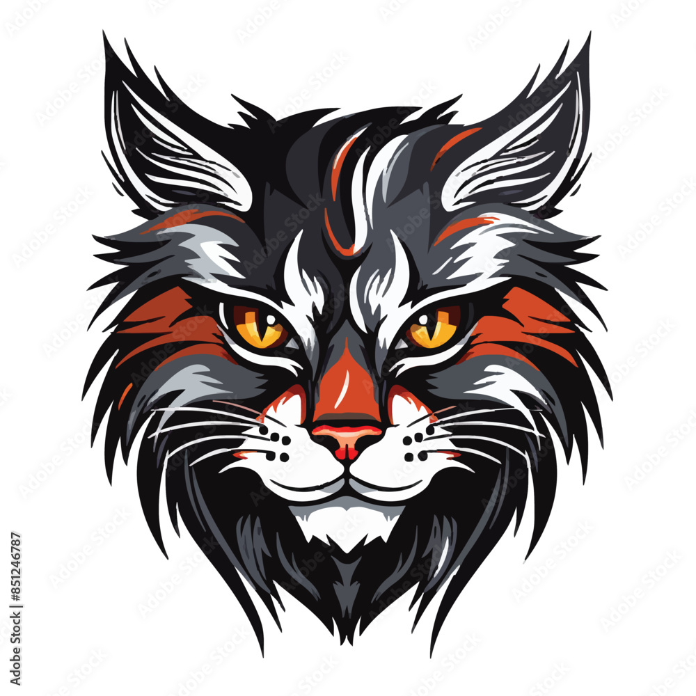 Cat head mascot Cat head mascot