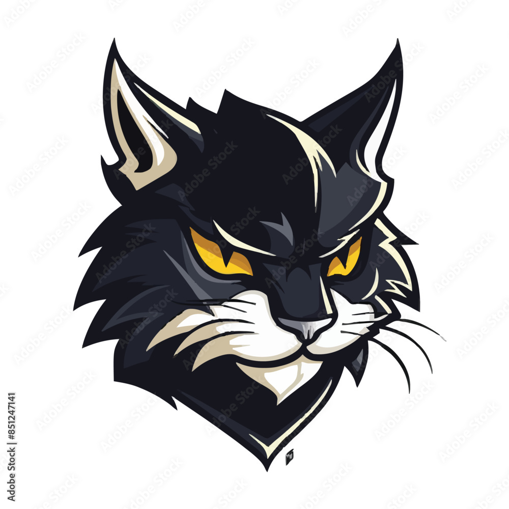 Cat head mascot Cat head mascot