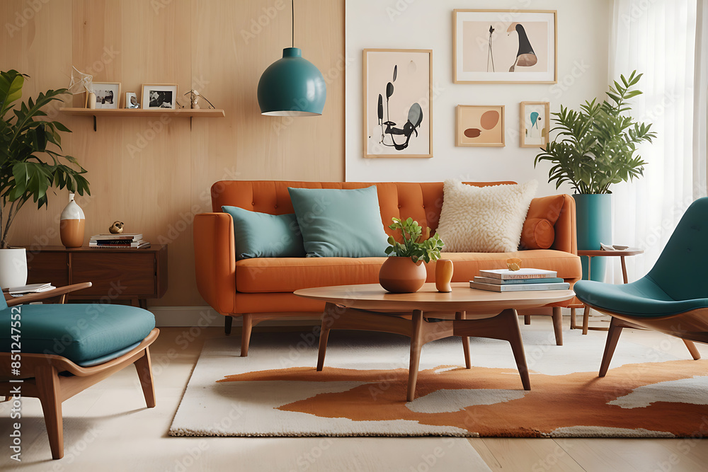 Fototapeta premium living room interior