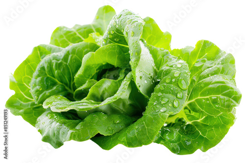 a variety of lettuce varieties, including romaine, iceberg, butterhead, and red leaf lettuce, isolated on white background