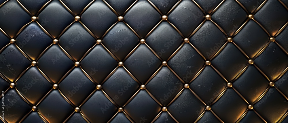 Fototapeta premium Sleek gold and black geometric design background, elegant and minimalist,