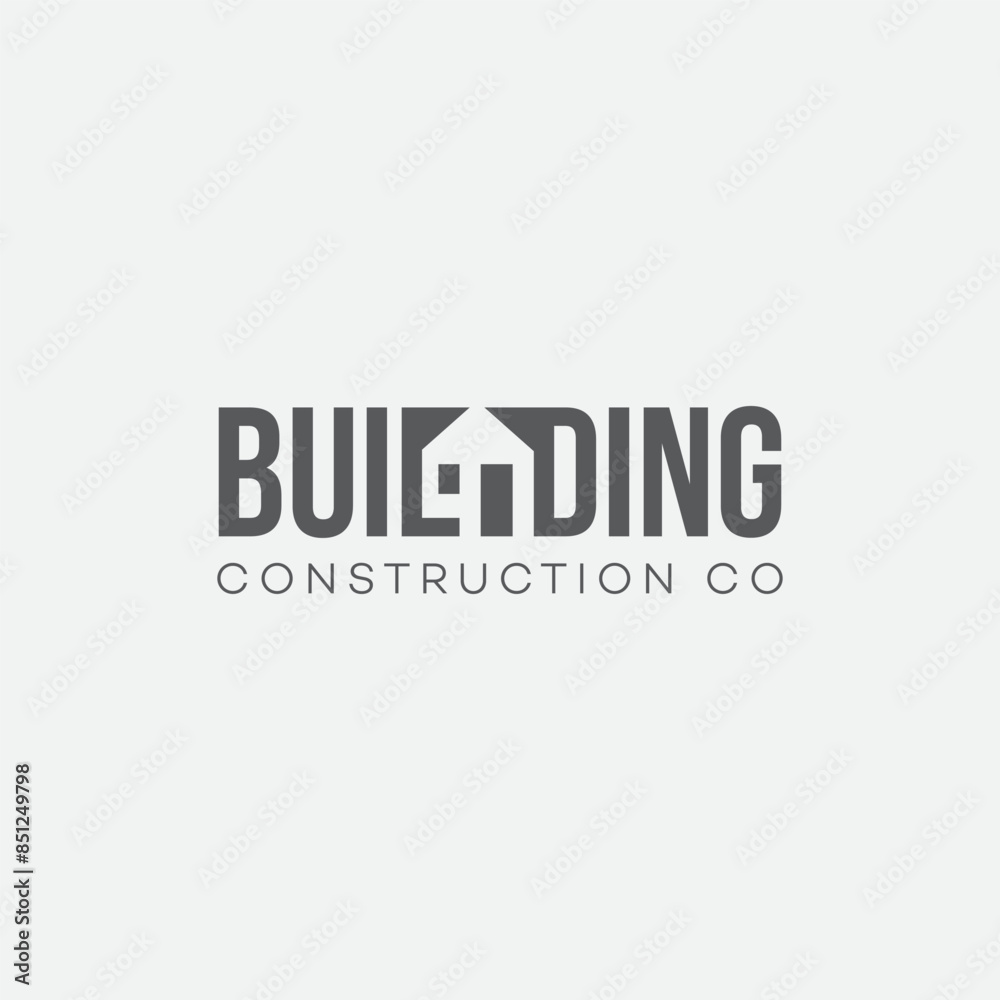 Building construction logo Building construction logo