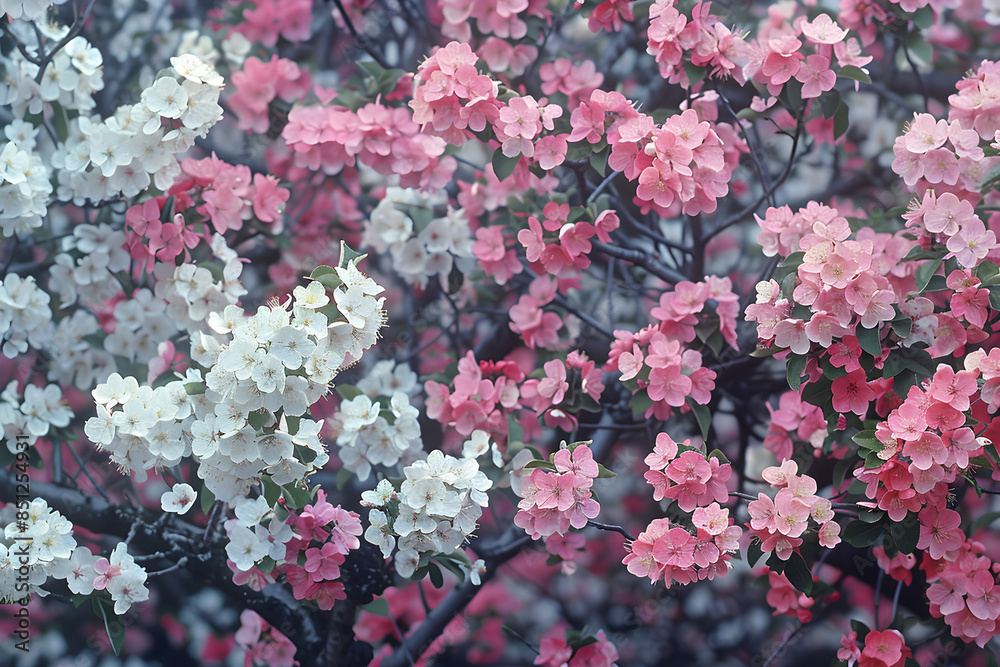 Obraz premium Blossoming Apple Trees