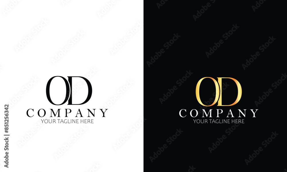 OD logo, Letter logo, Branding logo, Clothing logo OD logo, Letter logo, Branding logo, Clothing logo