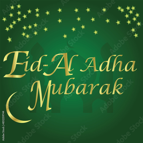 Eid Al Adha Mubarak victor design