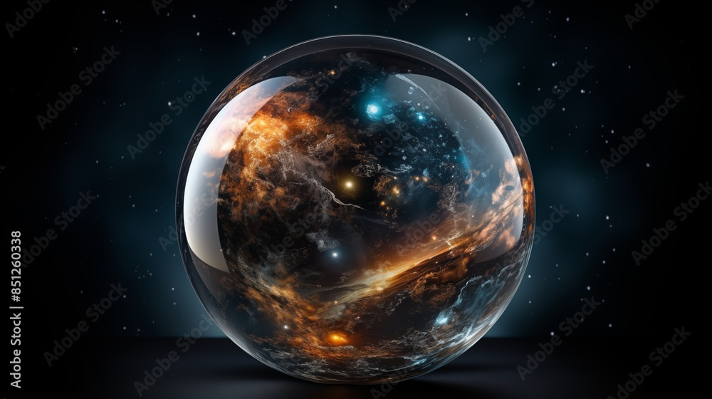 An Enigmatic Celestial Sphere Encapsulating the Mysteries of the Universe An Enigmatic Celestial Sphere Encapsulating the Mysteries of the Universe