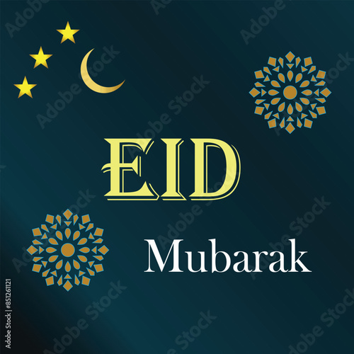 Eid Mubarak victor design