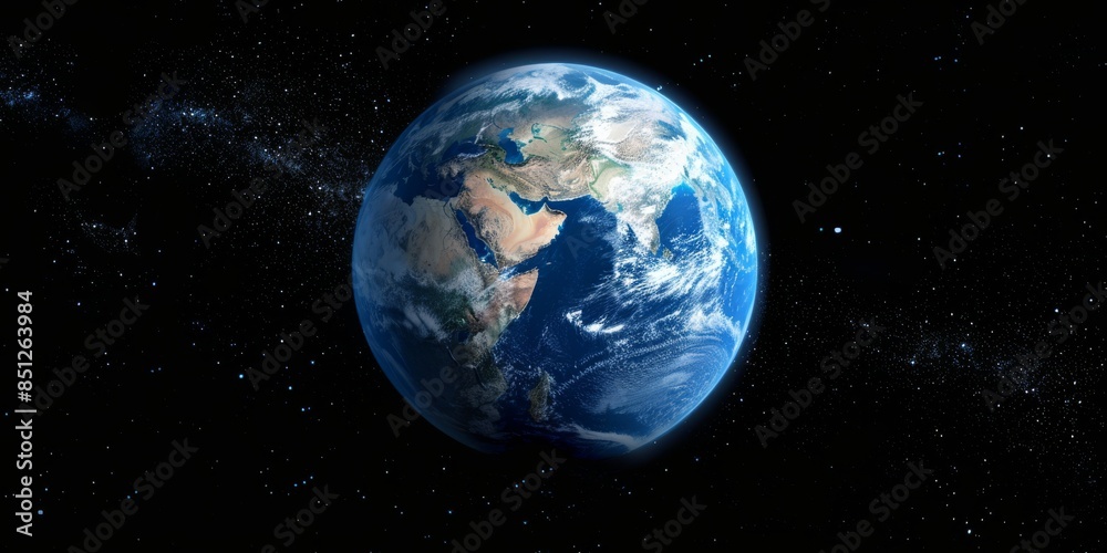 Fototapeta premium Observing the Earth from the Univers 