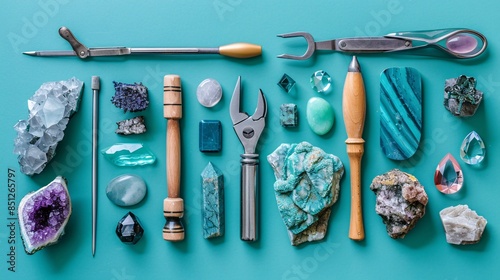 Lapidary Tools and Gemstones for Cutting