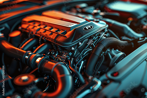 engine of a car