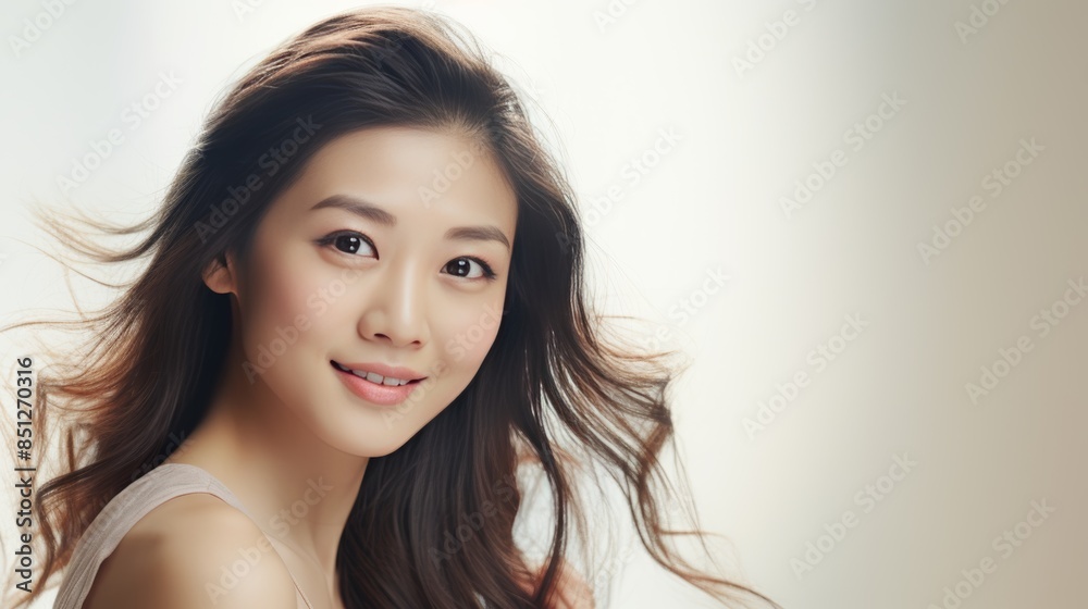 a playful Asian woman with a mischievous twinkle in her eyes, her lips curled into a playful grin, her elegant makeup accentuating her youthful exuberance. a playful Asian woman with a mischievous twinkle in her eyes, her lips curled into a playful grin, her elegant makeup accentuating her youthful exuberance.