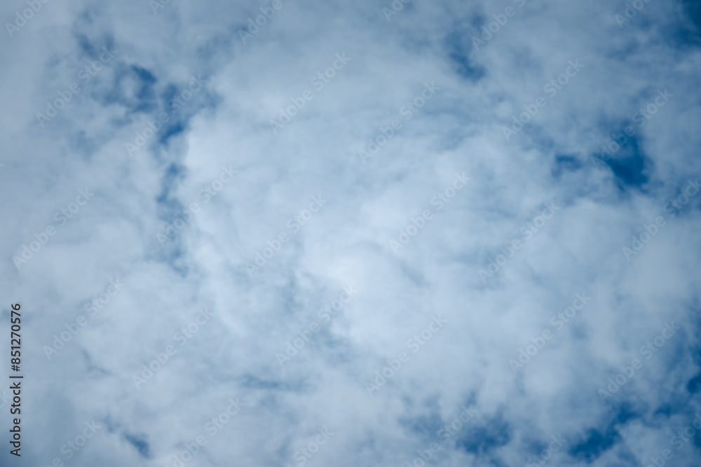 The sky is blue and cloudy The sky is blue and cloudy