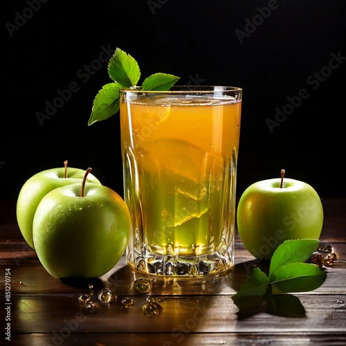 green apple juice