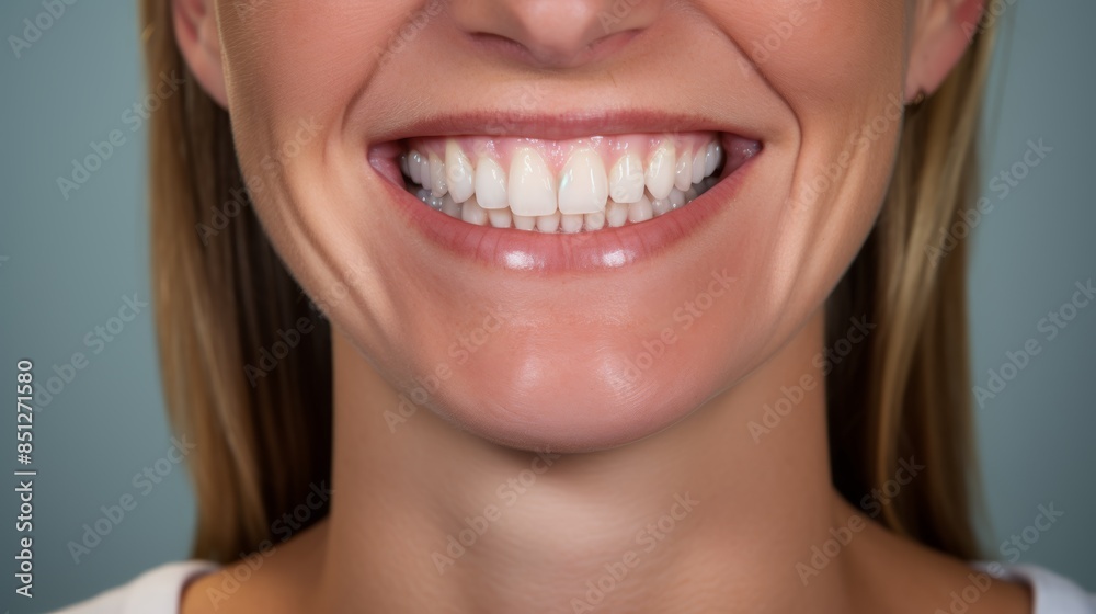 Obraz premium a woman's smile in a variety of settings, from everyday moments to special occasions.